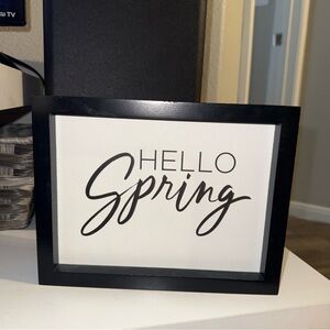 Black & White Changeable / Seasonal Sign